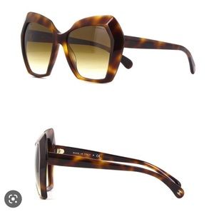 CHANEL Hexagon Square Sunglasses in Tortoise